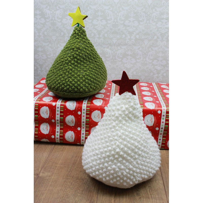 Knitting Pattern for Christmas Tree, Decoration Knitting Pattern, Knitted Christmas