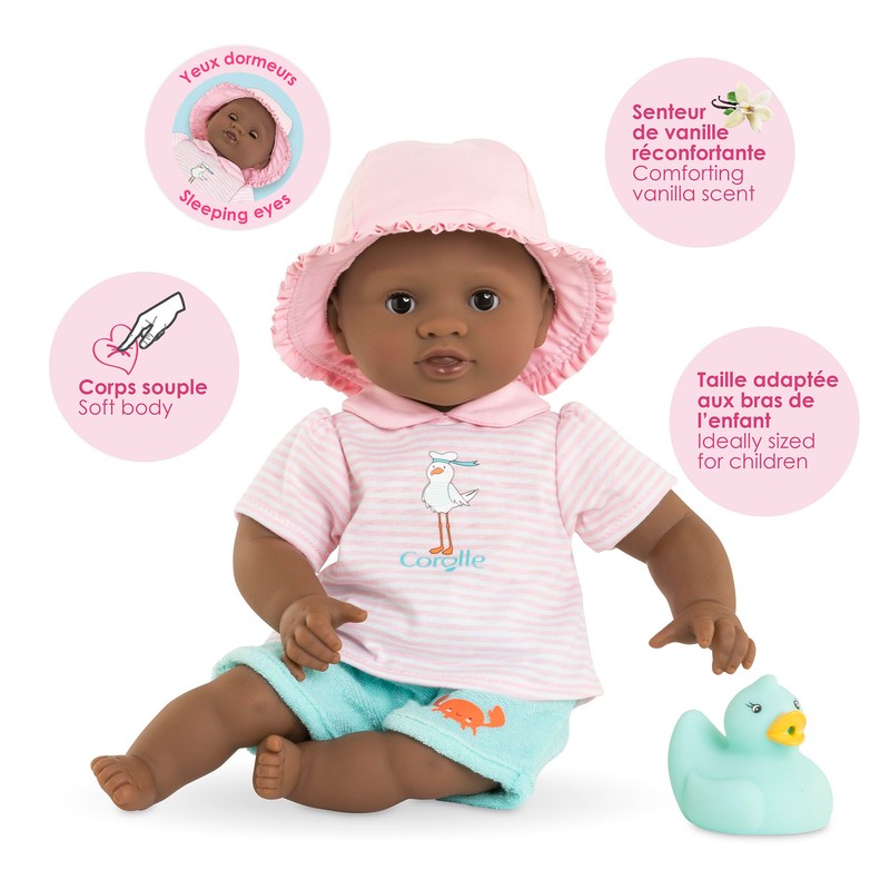 Corolle - My First Baby Doll Alyzée with Bath Toy,