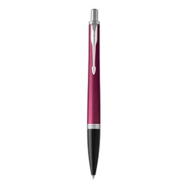 Parker Urban Premium Ballpoint Pen | Vibrant Magenta With Chrome Trim | Black Ink | Gift Boxed