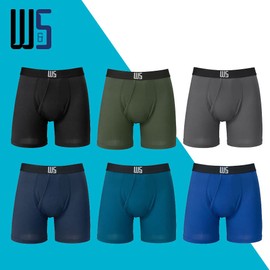 Warriors & Scholars | Boxer Briefs With Pouch | Mens boxer briefs | Boxer briefs for men pack of 6 | Printed Mens underwear, Pack Am30fbp, Medium