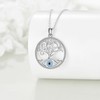 LWQQWL Tree of Life Necklace 925 Sterling Silver Tree of