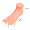 WOONEKY Professional Manicure Training Aid Nail Art Foot Model Elasticity