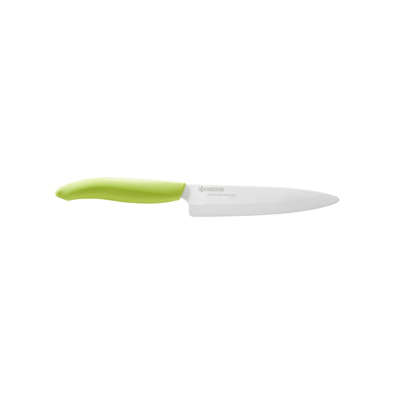 Kyocera Advanced Ceramic Revolution Series 3-inch Paring Knife, Green Handle,