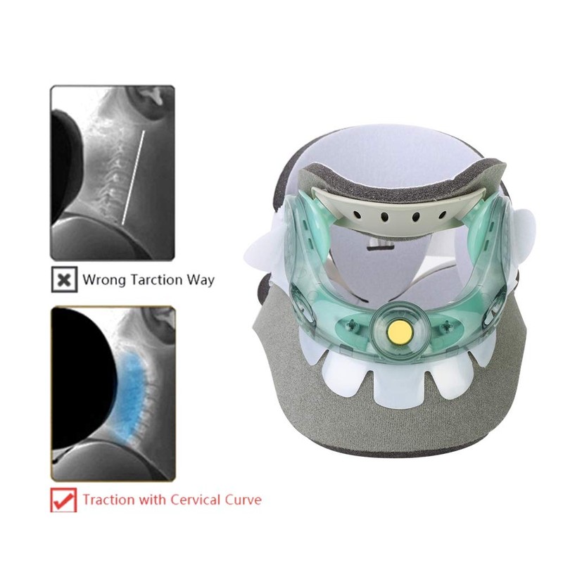 Adjustable Cervical Traction Device Neck Pain Relive Collar Neck Care