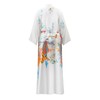 VOGMATE Kimono Bathrobe Women's Long Large Sizes Satin Dressing Gown