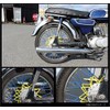 バイク 自転車用 スポークラップ ライトブルー 80本入り