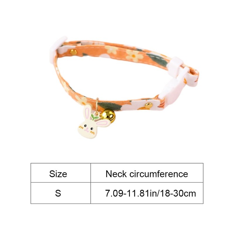Cat Collar Adjustable Kitten Collar with Bell and Quick Release