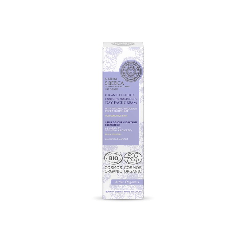 Natura Siberica Organic Certified Sensitive Skin, Protective Moisturising Day Face