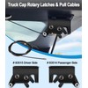 LAIKOU 113436 Black Twist Handle Kit Compatible with Leer Truck
