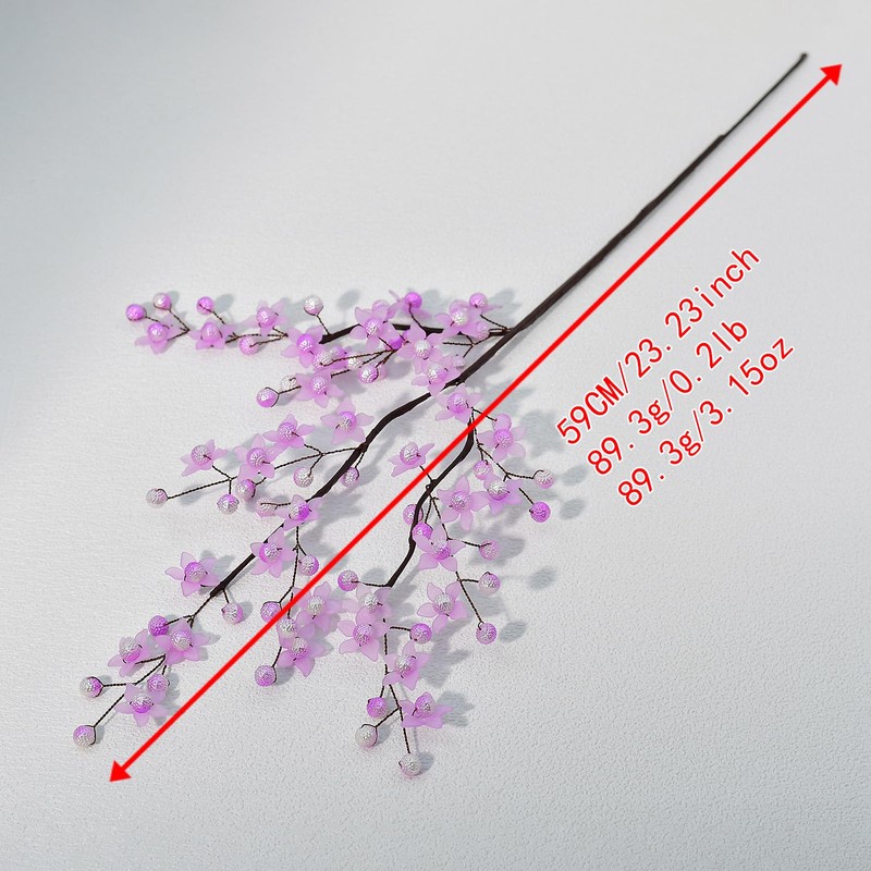 1 Piece Plastic Artificial Flower Decorative Handicrafts and Ornaments, Acrylic