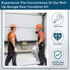 Tandefio Roll up Garage Door Insulation Kit for Cooling Metal