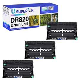 SuperInk High Yield Compatible Drum Unit Replacement for Brother DR820 DR-820 Work in MFC-L5700DW MFC-L5800DW MFC-L5850DW MFC-L5900DW Printer (Black,3 Pack)