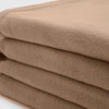 Dreamscene Sofa Throw Blanket, Super Soft Warm Cosy Plain Mink