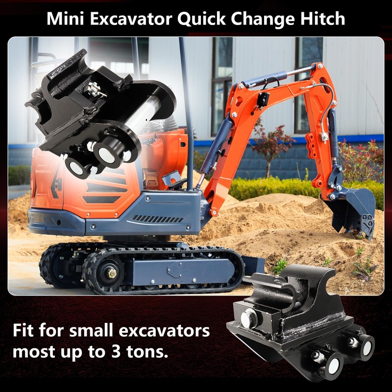 Mini Excavator Quick Change Hitch for Small Digger Quick Coupler