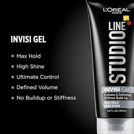 L'Oreal Paris Studio Line INVISI Gel, Strong Hold 6.80 oz