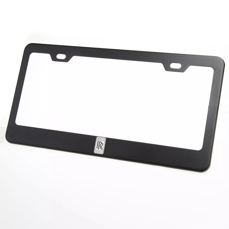 KA Depot For Rolls Royce License Plate Frame Matte Black