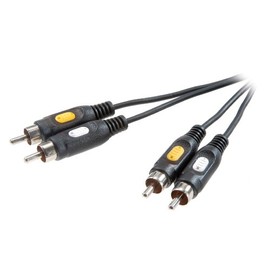 Vivanco Audio/Video Cable 2x RCA Male to 2x RCA Male Video Composite) 2 m