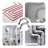 PDETVEO 10PCS 2 Inch PVC Pipe Straps, Plastic Pipe Clamps,