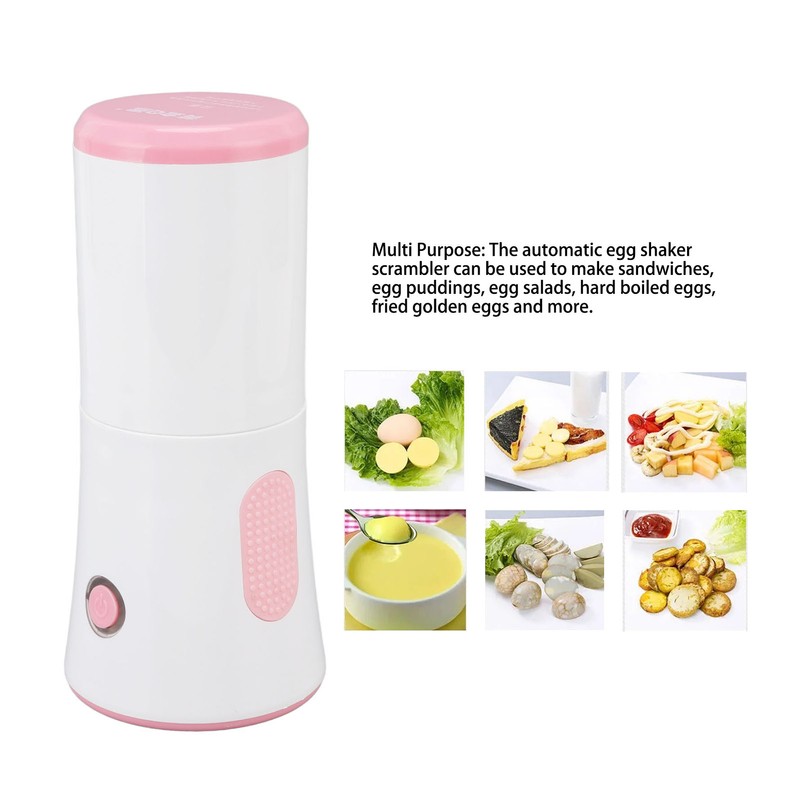 Automatic Egg Shaker Scrambler Anti Slip Bottom Multifunctional Food Grade