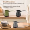 500ML Electric Coffee Pot Fast Heating Dual Protection Portable Coffee