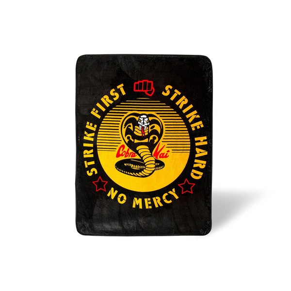 Cobra Kai "Strike First" Oversized Plush Throw Blanket | Cozy