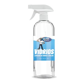 Juan Capitán: Seguro Limpiador Para Vidrios, Cristales y Superficies (600 MLS)