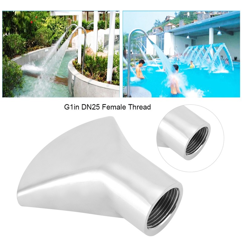 Directional Fan shaped Fountain Nozzle Female Thread Landscape Spray Head
