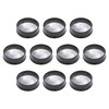Black Chain Link Fence 2 1/2" (2 3/8" OD) Round