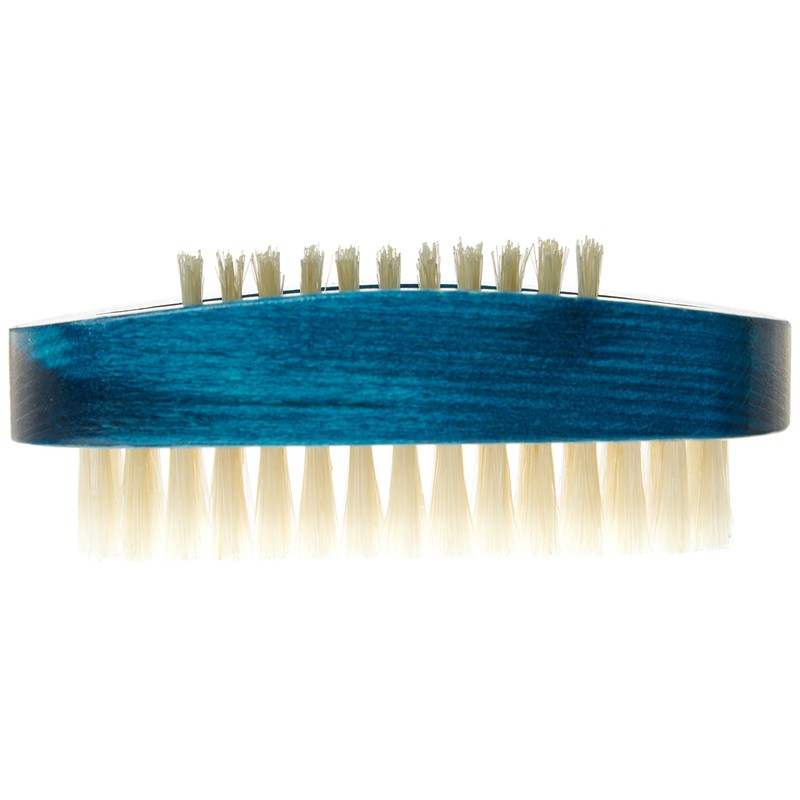 Kent Brushes Natural White Bristle Nail Brush Navy