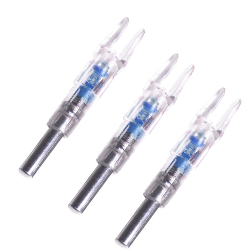 3PCS Lighted Arrow Nocks PC LED Lighted Archery Hunting Shooting