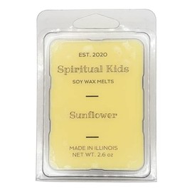 Sunflower 2 Pack 2.6oz All Natural Soy Wax Melts 12 cubes Hand Poured with Fragrant/Essential Oils!