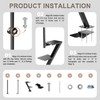 Andorm Boat Trailer Tongue 3 Steps Heavy Duty, Non-Slip Boat