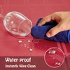 Mebakuk Jacquard Plaid Table Cloth Rectangle Modern Tablecloth Waterproof Anti-Shrink