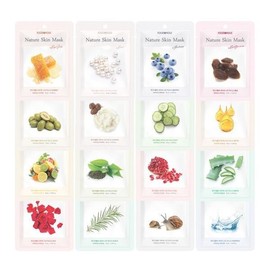 foodaholic (20 sheets) Foodaholic Nature Skin Mask Pack 16 types to choose from 03_[10 sheets] Vitamin 12_[10 sheets] Pearl / (20매) 푸드어홀릭 네이처스킨 마스크팩 16종 택 03_[10매] 비타민 12_[10매] 진주