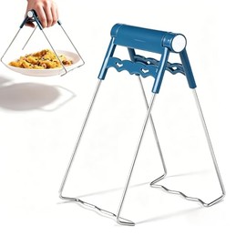 Pinza para placa caliente, clip de metal para tazón de cocina, plegable, para plato de cocina, hogar, restaurante, cocina