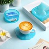 25 Pcs Coaster Molds for Epoxy Silicone Resin Coaster Molds