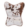 cuero Handmade Leather Butterfly Chair Living Room - Side Hand
