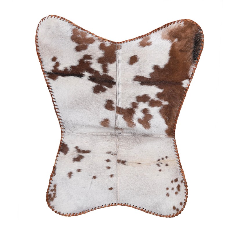 cuero Handmade Leather Butterfly Chair Living Room - Side Hand