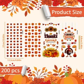 Thanksgiving Treat Bag 200PCS