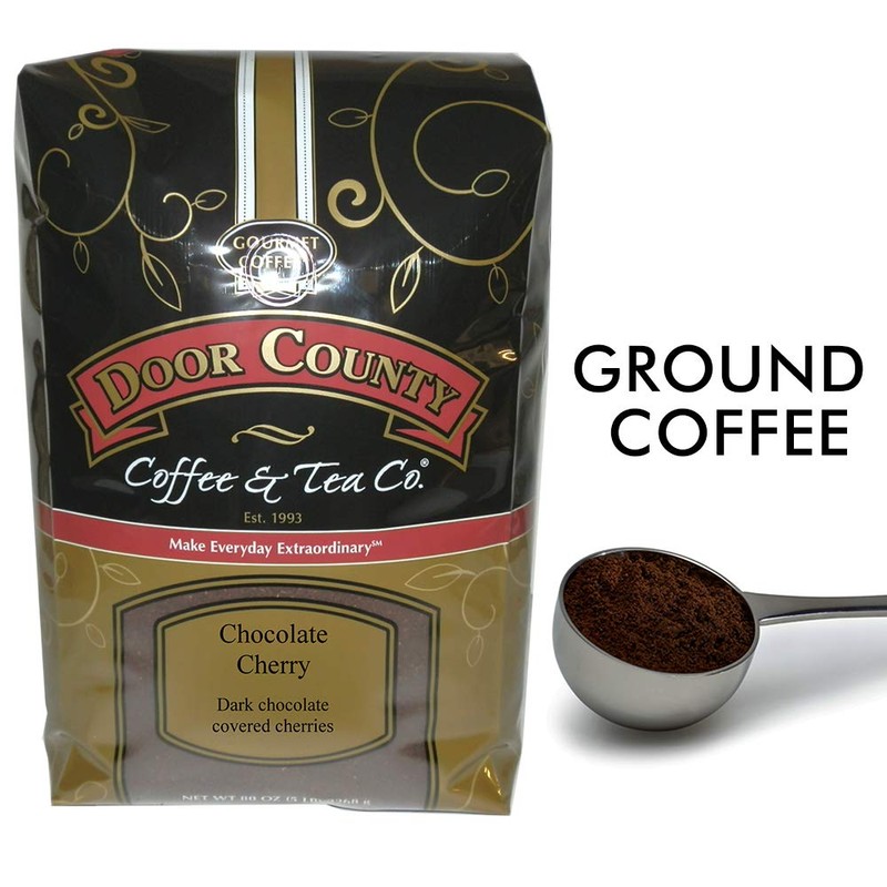 Door County Coffee, Chocolate Cherry, Dark Chocolate and Cherry Flavored