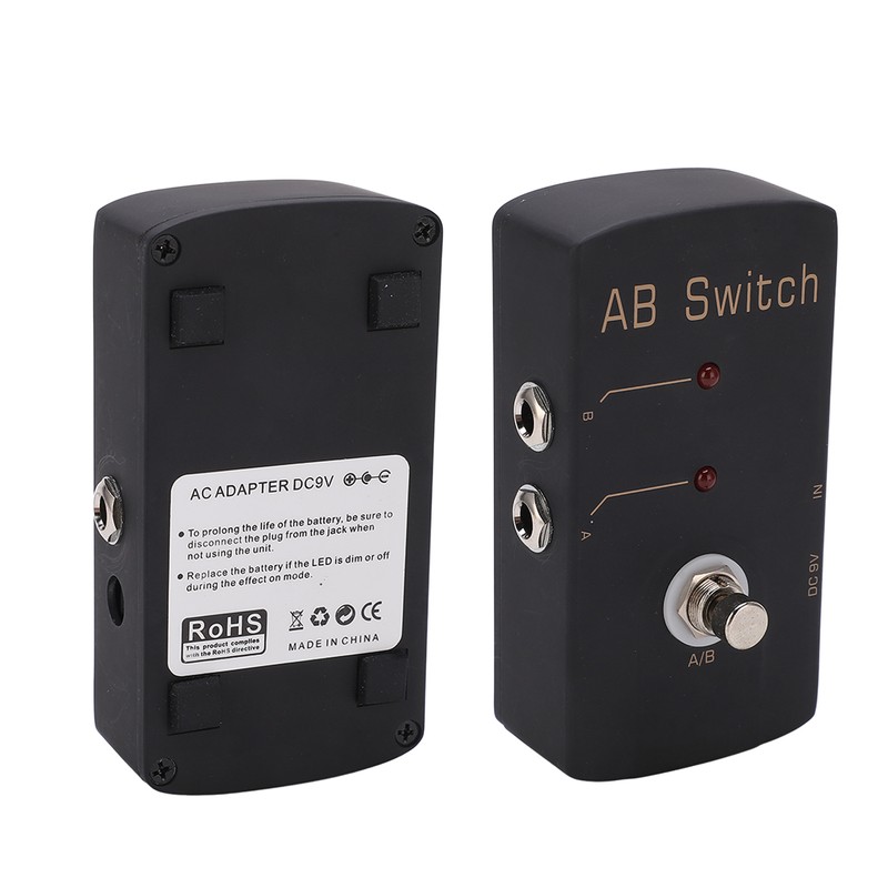 AB Switch Effect Line Selection Pedal Monoblock Electric Guitar Effector