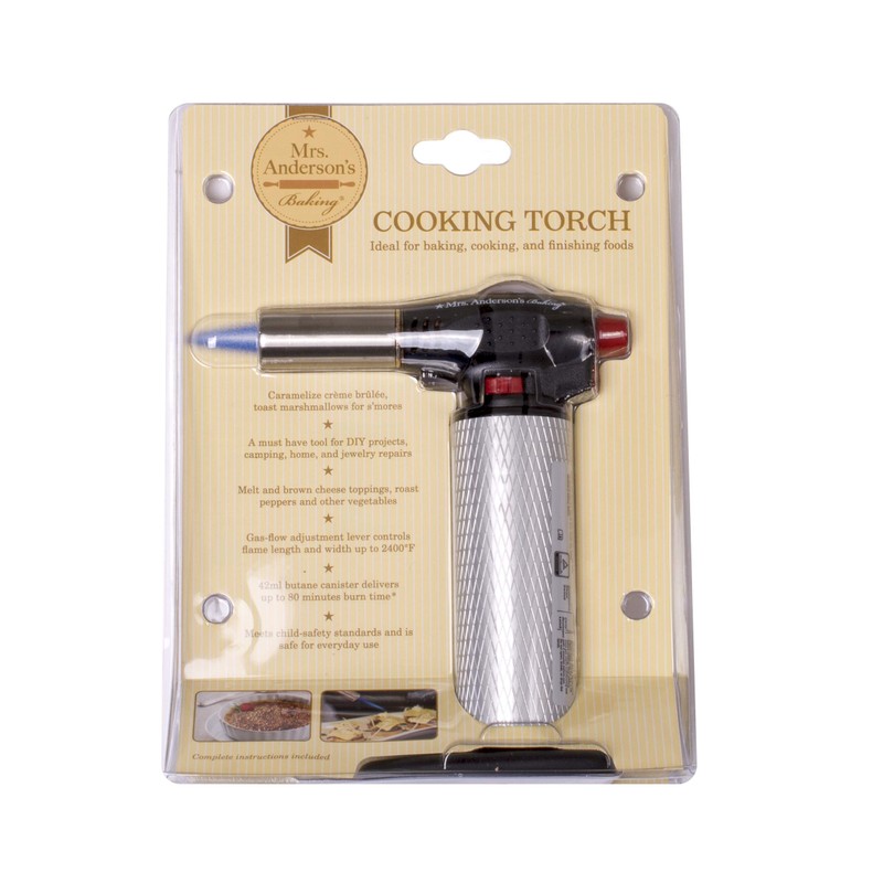 Mrs. Anderson’s Baking Creme Brulee and Cooking Torch, 42ml Capacity