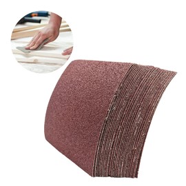 1/4 Sheet Sandpaper 4.5 x 5.5 Inch, Wet Dry Sand Paper, 30Pcs Sanding Sheets for Palm Sanders Hand Sanding Blocks on Woodworking, Metal, Primers, Automotive Paint, Detail Polishing (80 Grit)