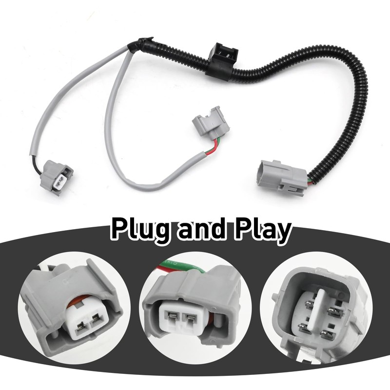 Vkinman 2Pcs 8221948010 Knock Sensor Wiring Harness, Replacement for Toyota