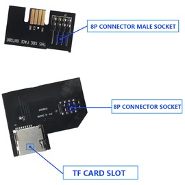 Hyamass NGC GameCube SD2SP2 PRO Adapter, SDLoad SDL Micro SD Card Adapter TF Card Reader for Gamecube Serial Port 2