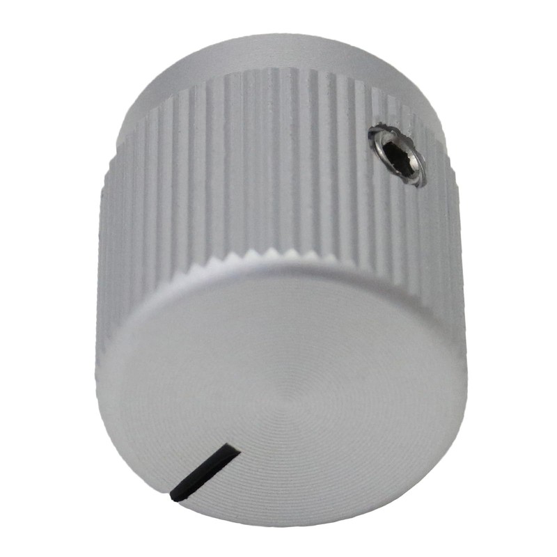 6mm Round Hole 15mm Short Solid Aluminium Control Knob for