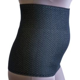 BODYPERFECT Kidney Warmer Men and Women, Heat Belt, Back Warmer, Men's Kidney Belt, Kidney Protection, Thermal Strap, Body Warmer Made of Wool (Black, S)
