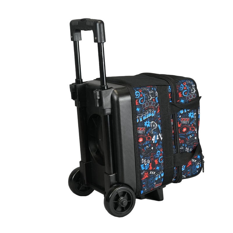 ELITE Basic Single Roller Aqua Bowling Bag - Compact, Sturdy
