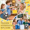 24 Pack Back to School Gift Bags Bulk, Clear PVC