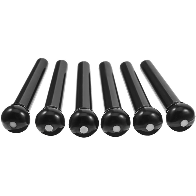 TecUnite 12 Pcs Acoustic Guitar Bridge Pins with Bridge Pin